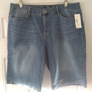 NWT Great Northwest Indigo Bermuda Jeans Size 16